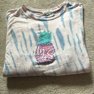 Simply southern fleece lined, long sleeve tshirt